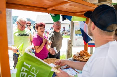 Festival SAŠA kolesari ob gostovanju dirke Po Sloveniji v Lučah